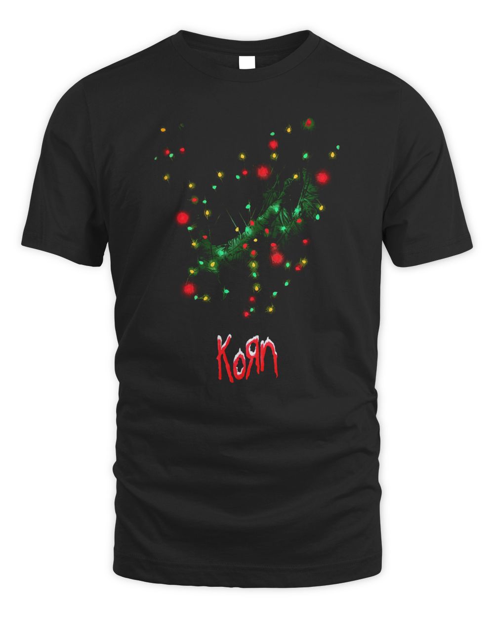 Korn Merch Tangled Holiday Shirt Unisex Standard T-Shirt black s