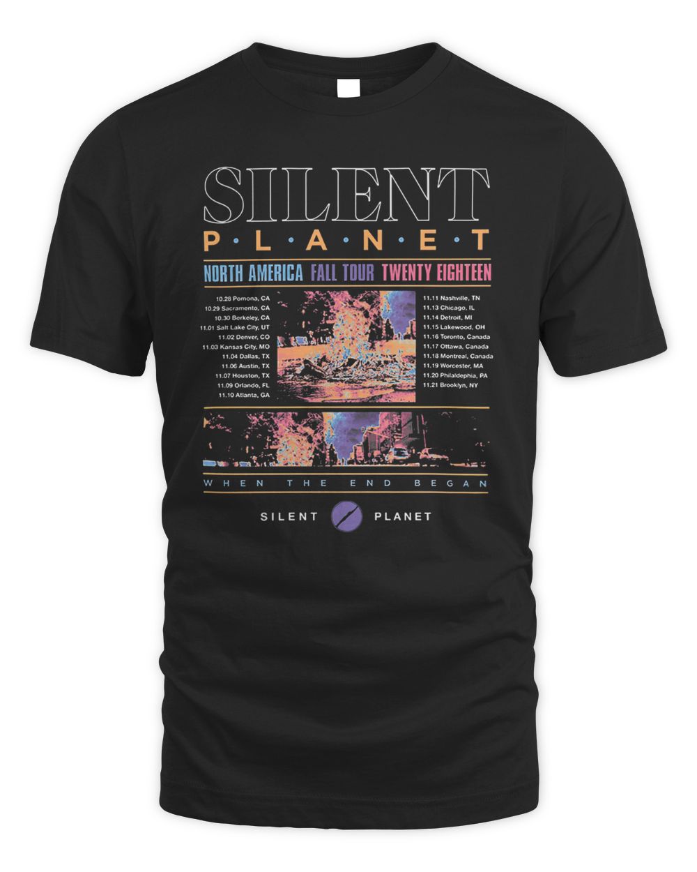 Silent Planet Merch Tour Shirt Unisex Standard T-Shirt black s