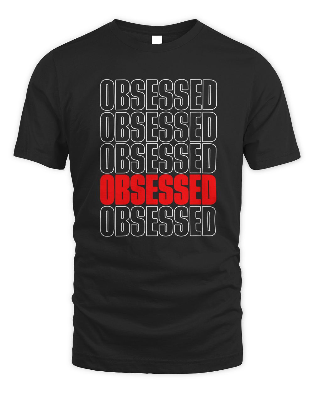 Addison Rae Merch Obsessed Shirt Unisex Standard T-Shirt black s
