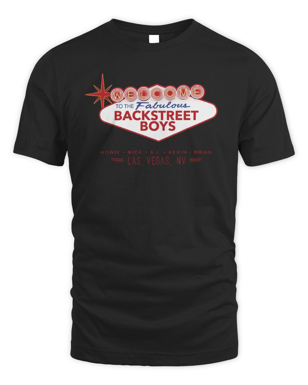 Backstreet Boys Las Vegas Residency T-Shirt | Offizielles Merchandise Für Fans