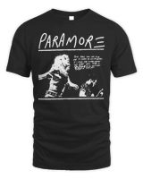 Paramore Merch Diy Punk Shirt Unisex Standard T-Shirt black s